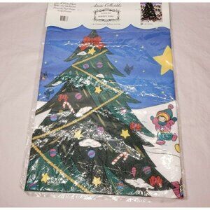 Christmas Tree Garden Flag Artistic Collectibles  25" X 37" Made USA